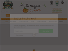 Tablet Screenshot of lavignefruits.com
